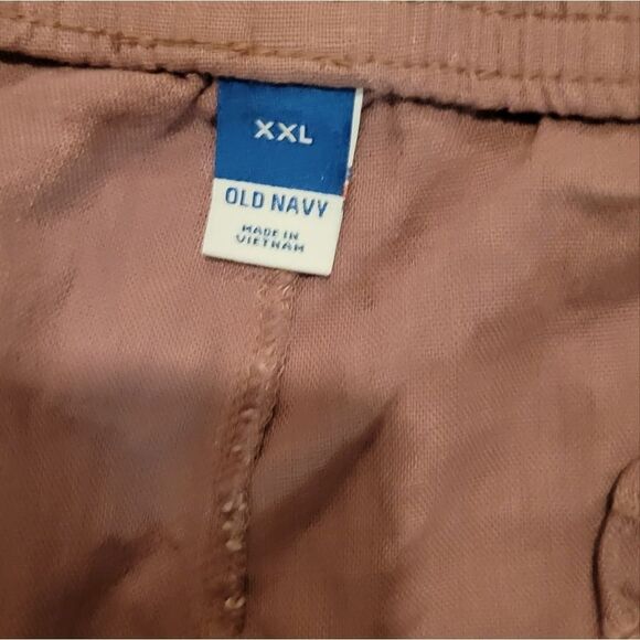 OLD NAVY High-Waisted Linen-Blend Utility Shorts 3.5-inch   XXL Lark NWT - Picture 6 of 7